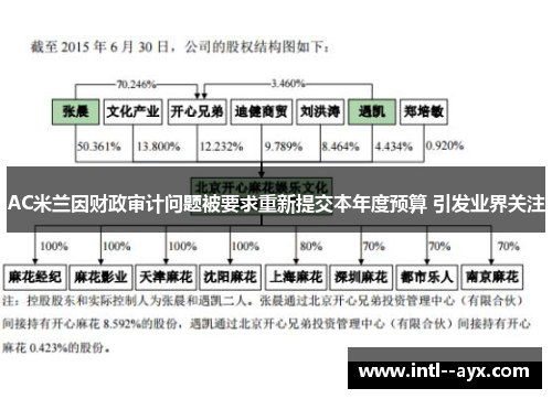 AC米兰因财政审计问题被要求重新提交本年度预算 引发业界关注 AC米兰因财政审计问题被要求重新提交本年度预算 引发业界关注